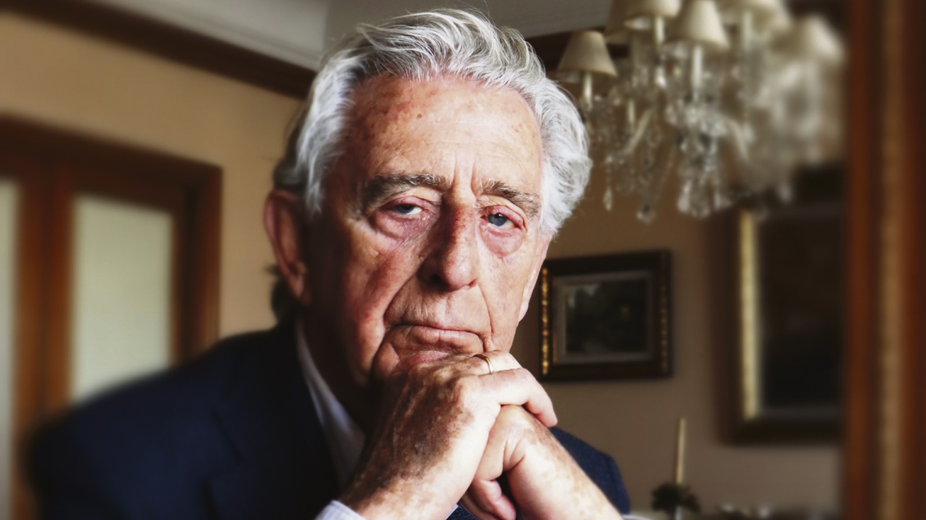 Miguel de los Santos fotografiado por su hijo.