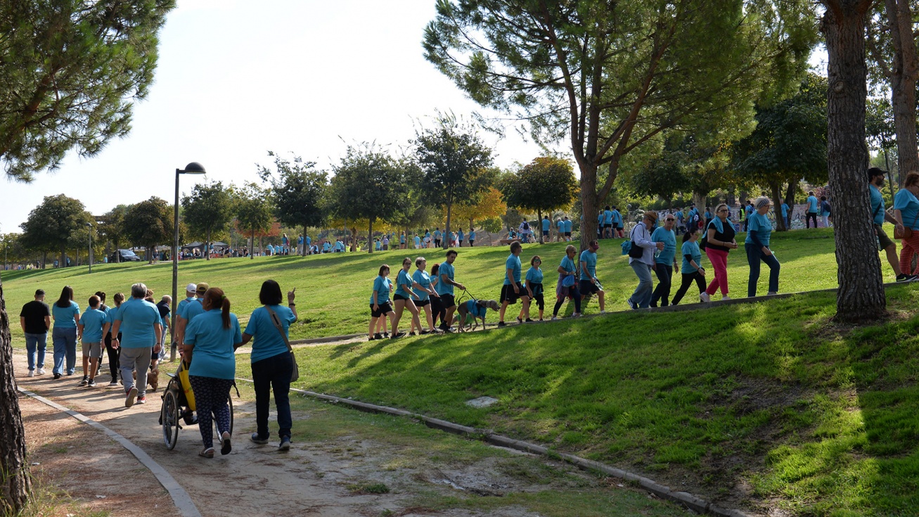 Marcha solidaria con el Alzheimer.