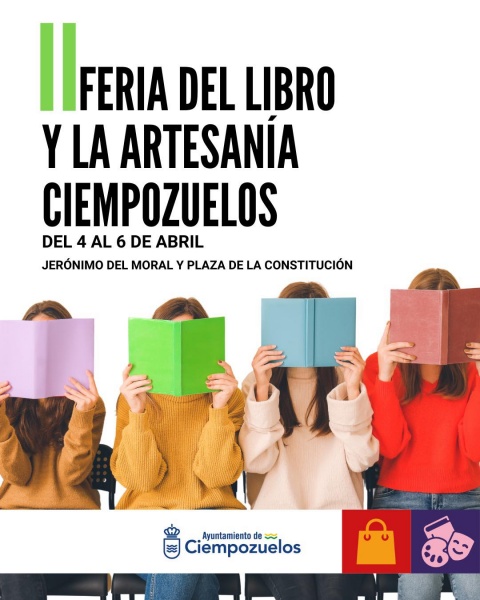 Cartel de la Feria del libro.
