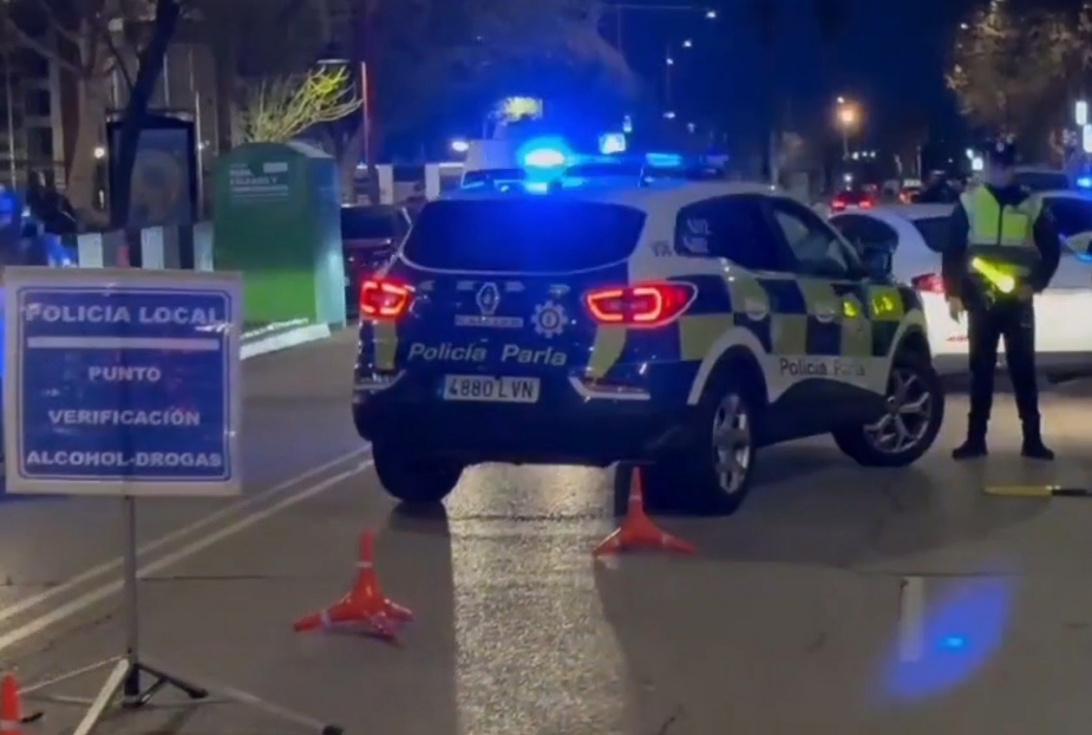 Control de alcoholemia en Parla.