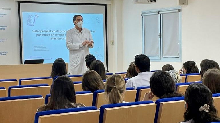 Charla en el Hospital Infanta Elena.