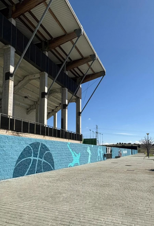 Alrededores del nuevo Estadio Jenni Hermoso de Ciempozuelos.