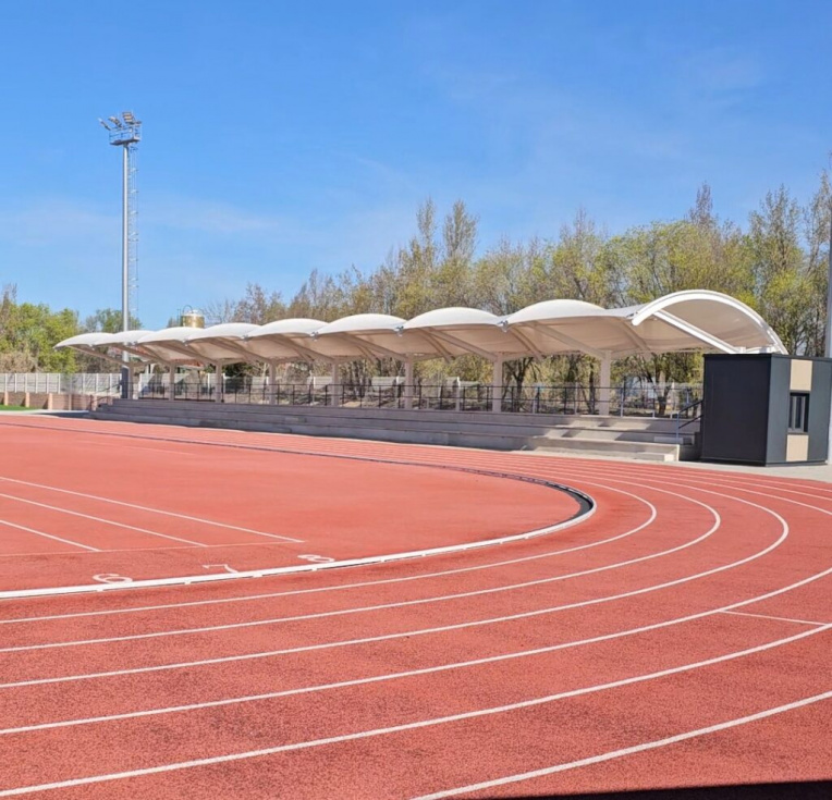 Pista de atletismo de San Mart&iacute;n de la Vega.