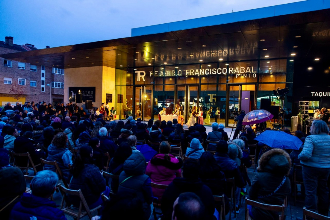 Acto de reapertura del Teatro Francisco Rabal Pinto.
