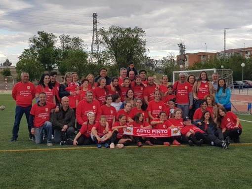 Jugadoras del ADYC Pinto.