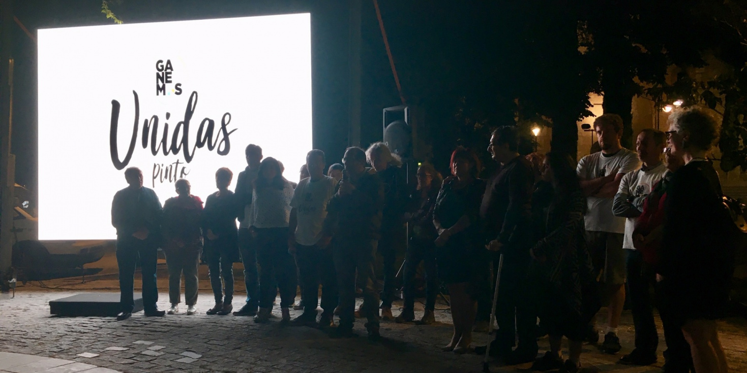Presentación de la candidatura de Unidas Pinto.