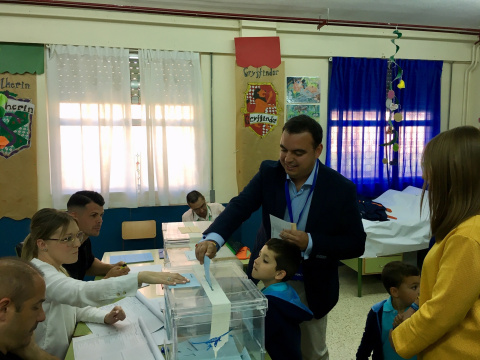 Héctor Añover, candidato del PP.
