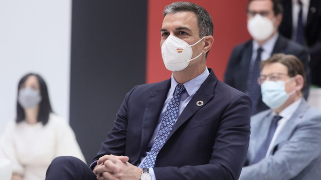 Pedro Sánchez, presidente de España, en Fitur.