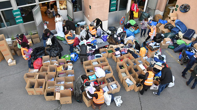 Recogida organizada por la UNED en 2019 para mandar a Siria | UNED Madrid