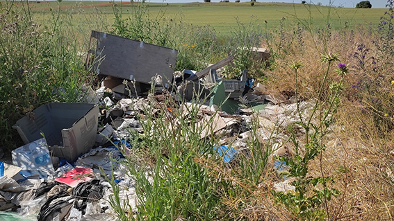 Vertido ilegal en el Parque Regional del Sureste | Ecologistas en Acción