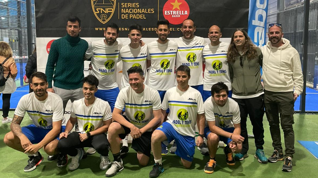 El club de pádel de San Martín de la Vega el día de la competición.