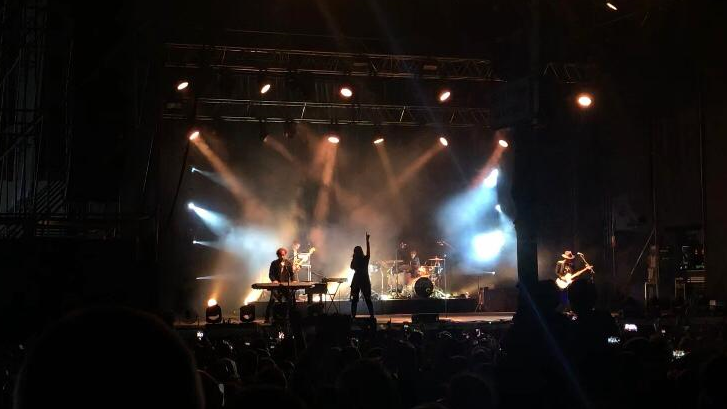 Concierto de La Oreja de Van Gogh en la plaza de la Constitución.