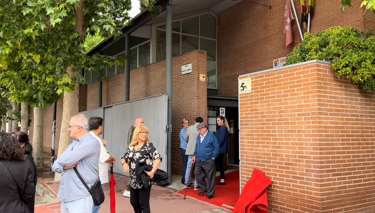 Centro Cívico de San Martín de la Vega, uno de los cuatro colegios electorales.