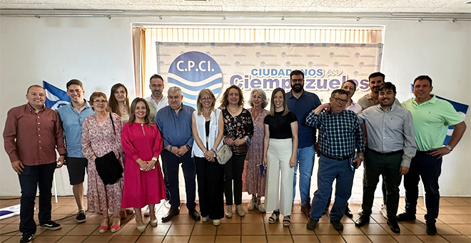 El equipo de CPCI para las elecciones del 28M.
