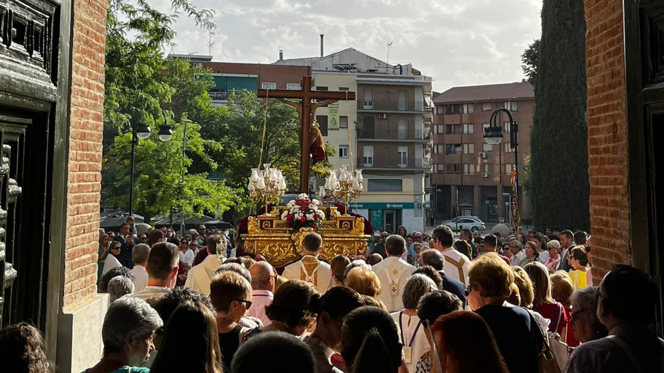 Procesión del Santísimo Cristo del Calvario en 2022.