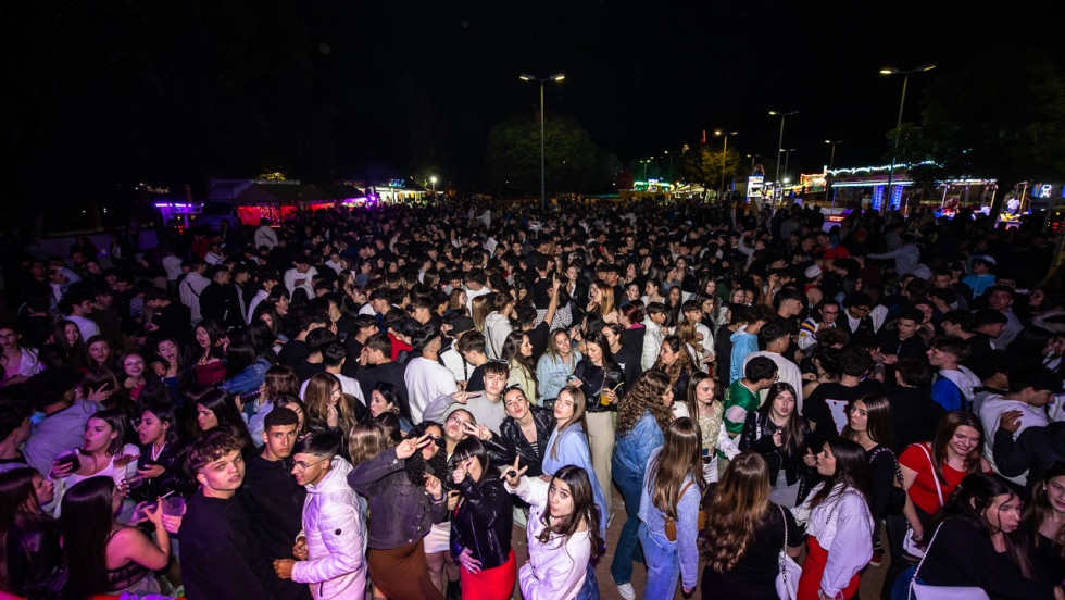 Ambiente en el recinto ferial durante la sesión de DJ Tito | Ayuntamiento de Pinto
