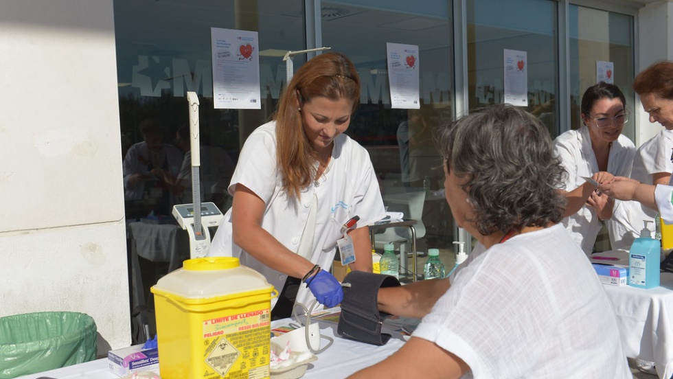 Celebración del Día del Corazón en el Hospital Infanta Elena.