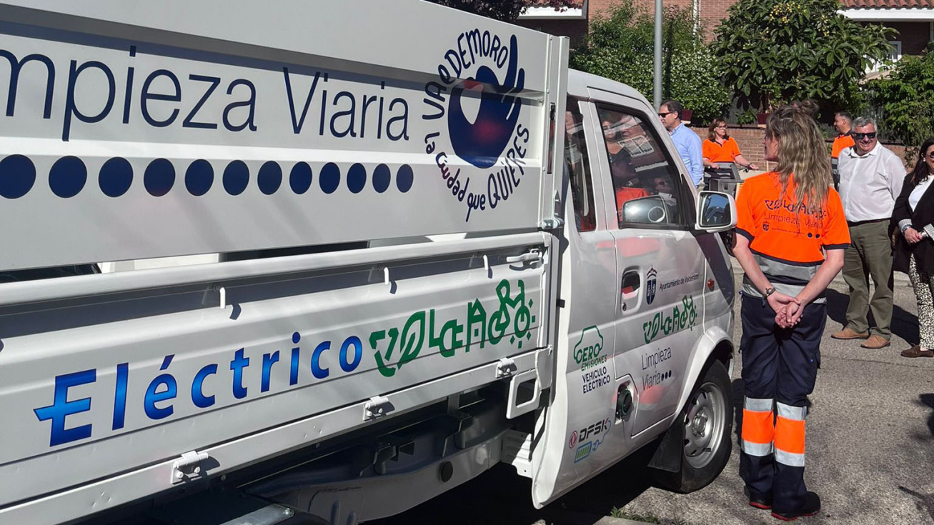 Presentación del servicio de limpieza de Valdemoro.