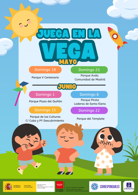 Cartel de 'Juega en la Vega'.