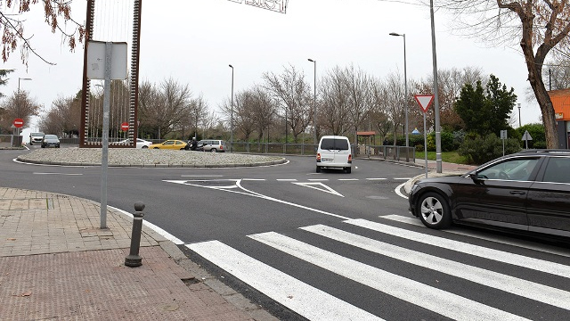 Acceso a Valdemoro por la A4.