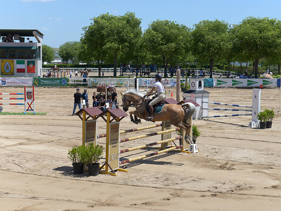 Concurso de Salto Nacional de la Guardia Civil en Valdemoro.