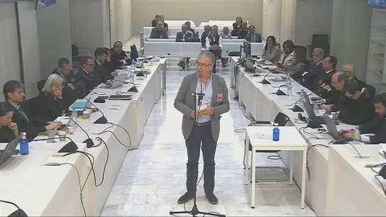Granados, durante su comparecencia.