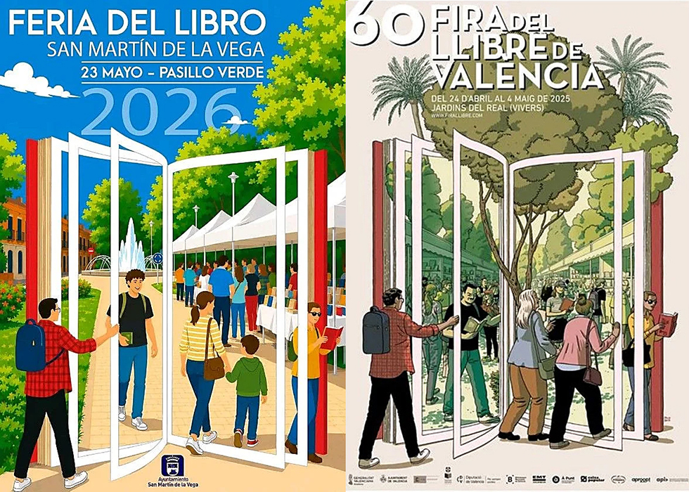 El Gobierno de San Martín de la Vega retira el cartel de la última Feria del Libro tras las denuncias de plagio
