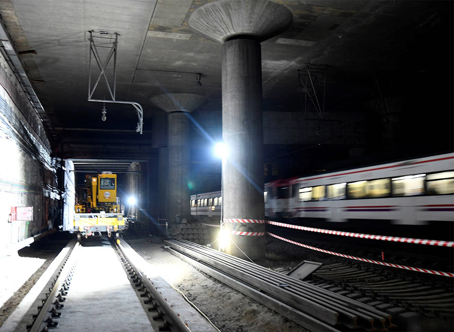 Los trenes de la C-3 terminarán en Atocha durante cinco fines de semana por las obras en Sol