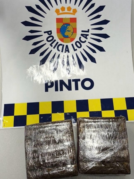 Material requisado por la Polic&iacute;a Local de Pinto.