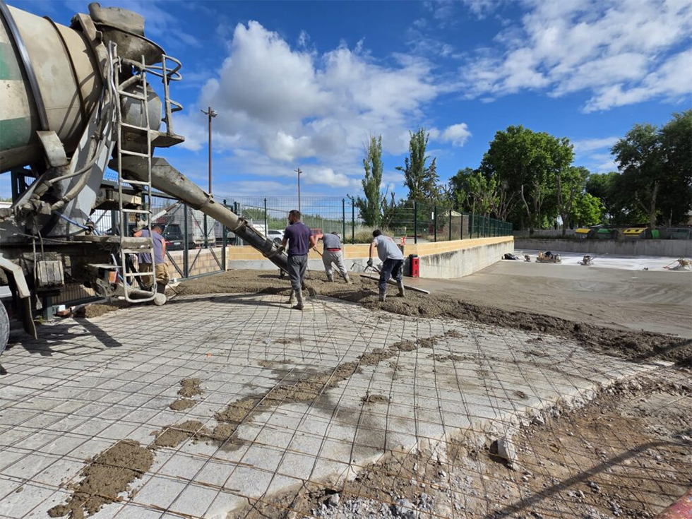 Obras en el Punto Limpio de San Mart&iacute;n de la Vega.