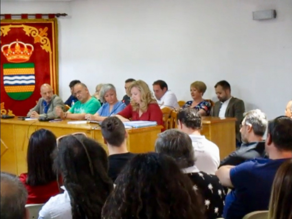 Intervención de Chus Alonso, de Ahora Ciempozuelos, durante el pleno de investidura.