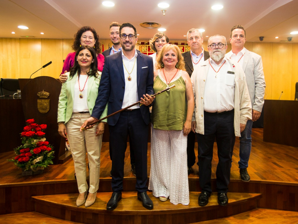 Nuevo equipo de gobierno del PSOE de Pinto.