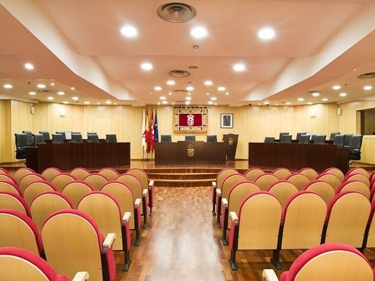 Salón de actos del Ayuntamiento de Pinto.