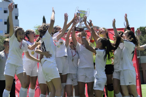 Celebración del Madrid CFF.