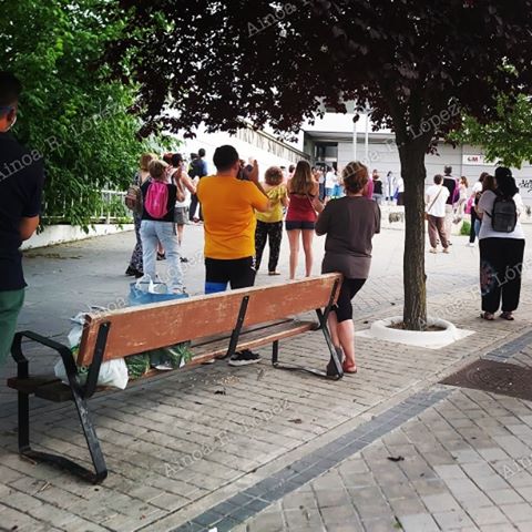 Concentración en apoyo a la atención primaria en Valdemoro. | Foto: Ainhoa Ruano López.