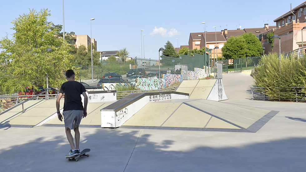 El skatepark de Valdemoro.