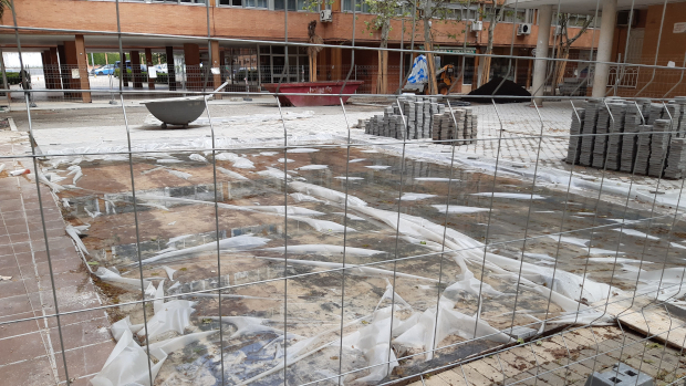 Obras en la calle Santa Florentina | Verónica Medina