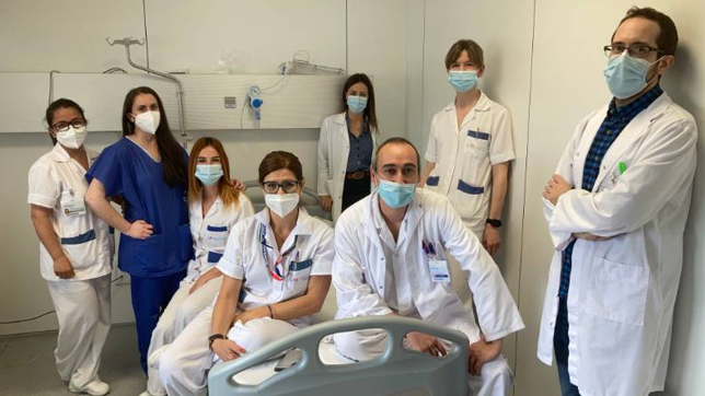 Profesionales sanitarios del hospital Infanta Elena de Valdemoro.