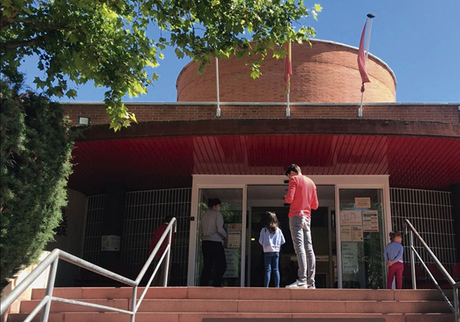 Centro de salud de Valdemoro.