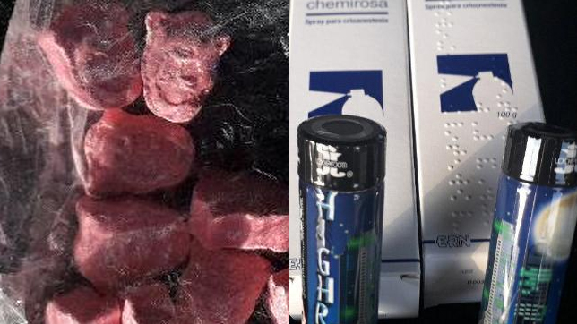 Drogas intervenidas por la Policía Local de Pinto.