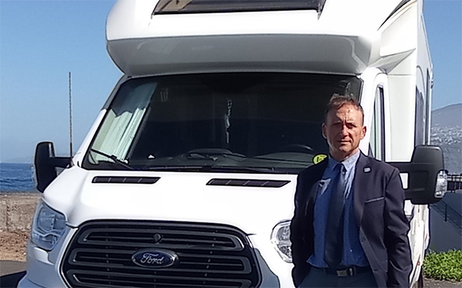 Jesús Gallardo Ramírez, presidente de la Asociación Nacional de Autocaravanas (PACA).