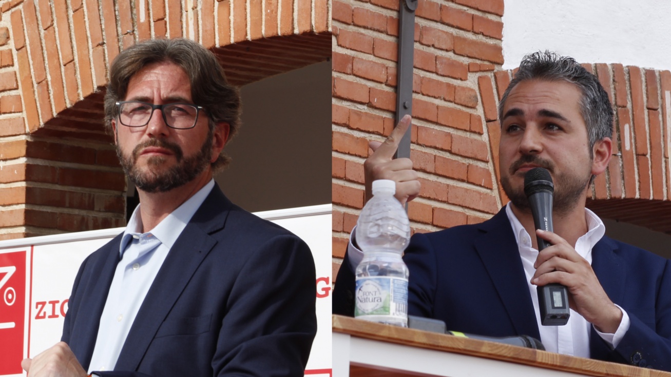 Salomón Aguado y Fernando González en el debate electoral organizado por ZIGZAG.