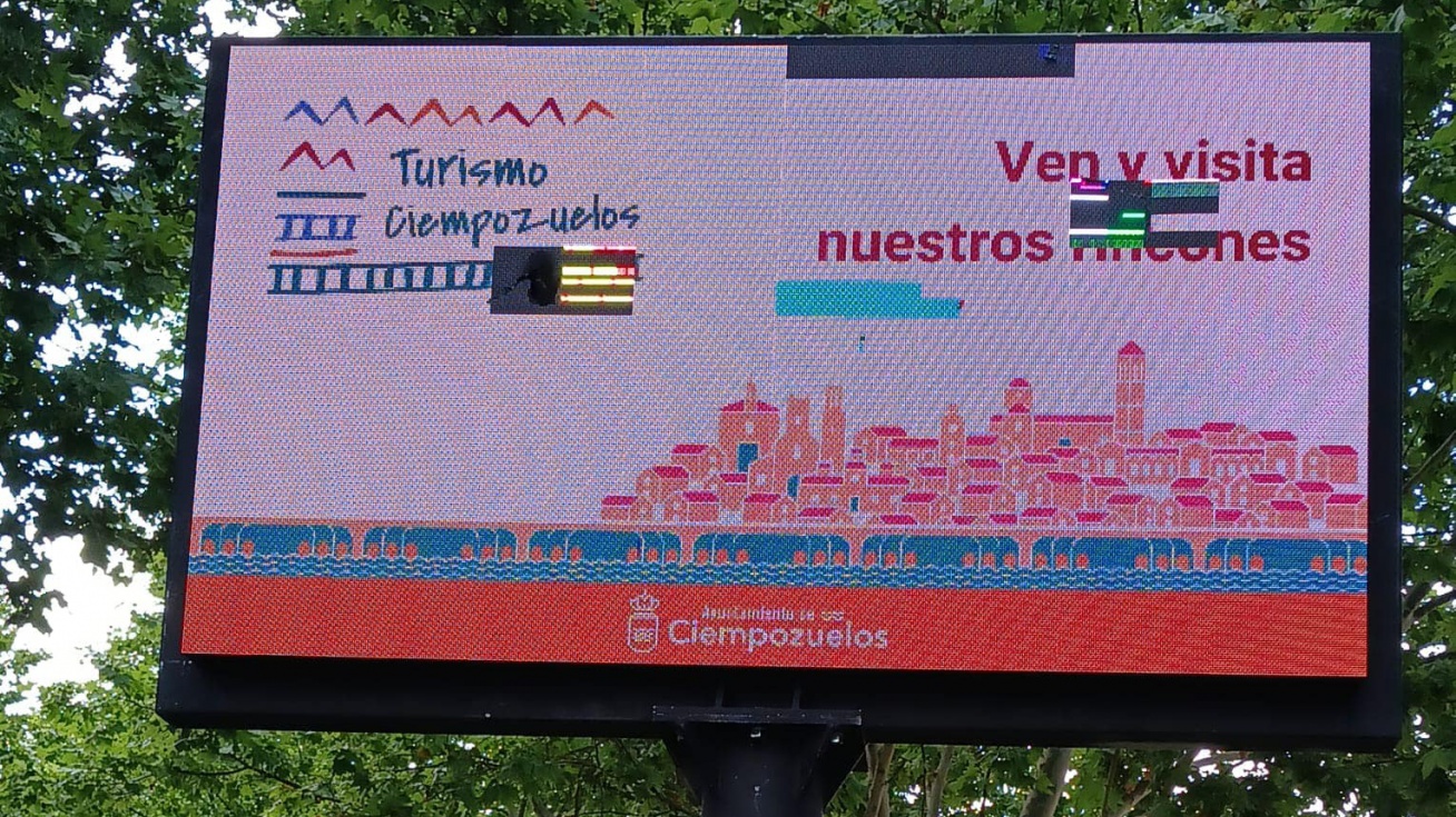 Estado de una de las pantallas.