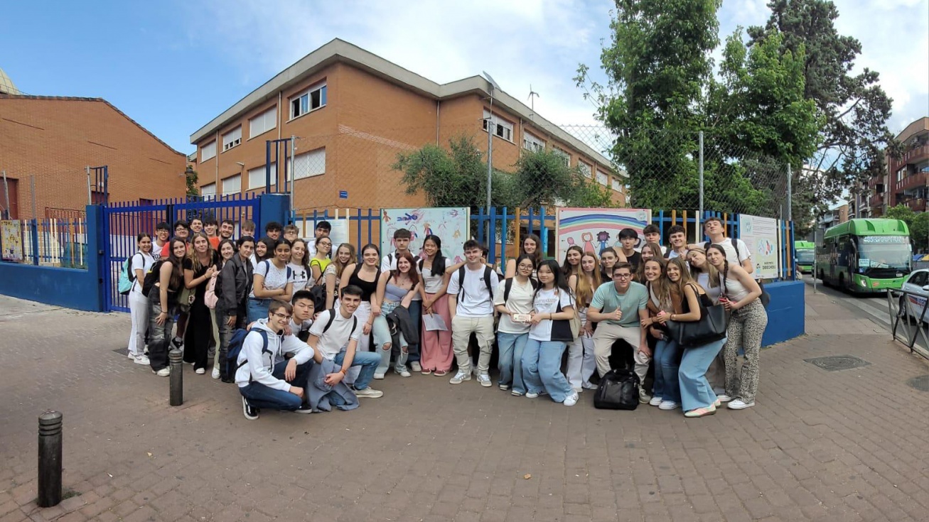 Alumnos del Mirasur en los días de la EvAU.