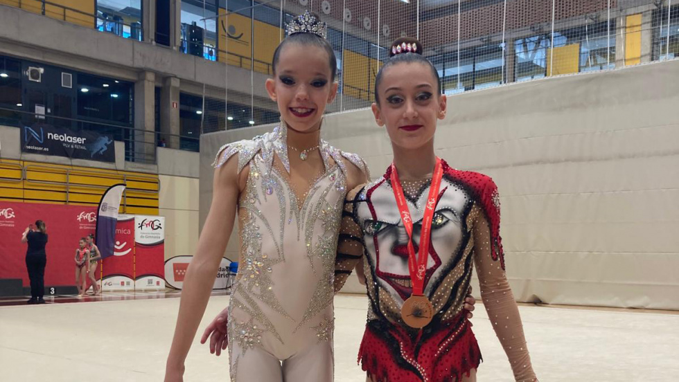 Daniela y Ariadna en el clasificatorio.