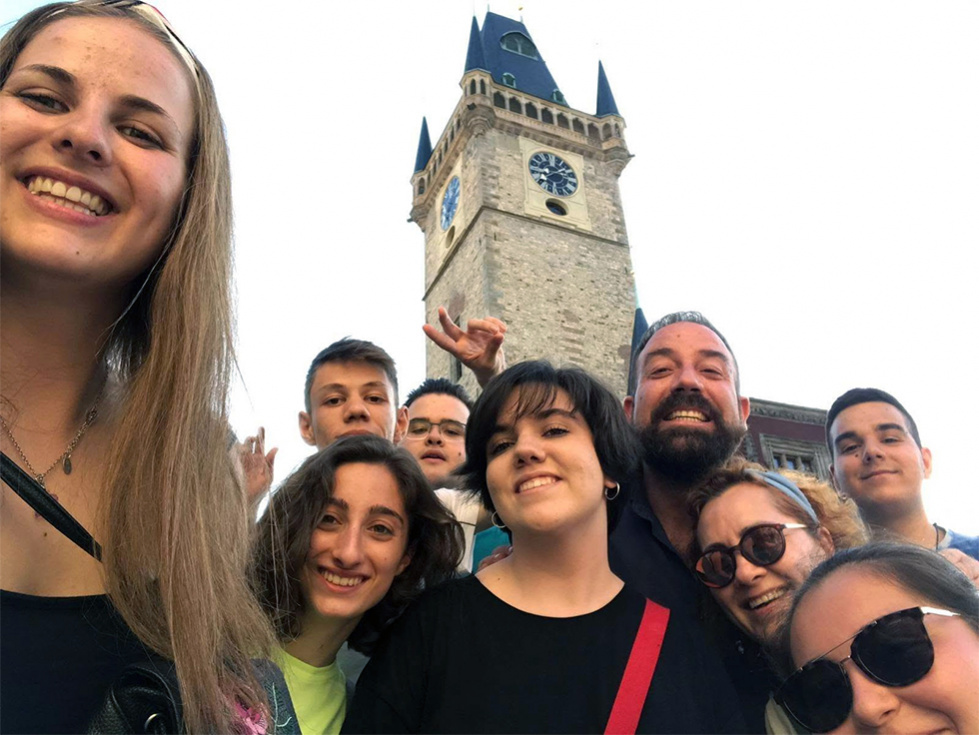 Viaje de fin de curso de los alumnos de Segundo Bachillerato del IES Juan Carlos I de Ciempozuelos.
