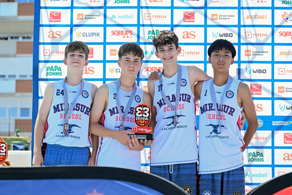 Uno de los equipos de Mirasur que disputaron el 3x3.