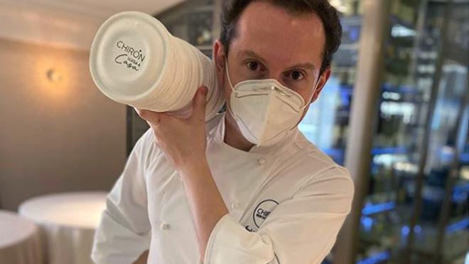 Iván Chirón, responsable del restaurante El Chirón de Valdemoro.