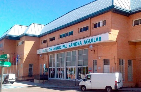 Pabellón municipal Sandra Aguilar, en la actualidad.