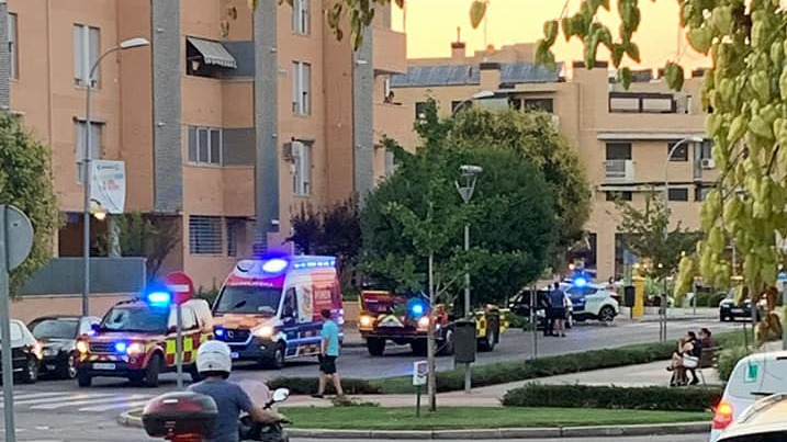 Momento del incendio | Img: Carmen Lobato.